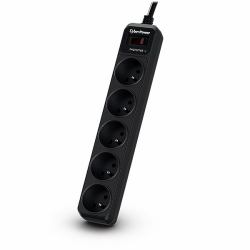 CyberPower Tracer III B0520SC0-FR Spannungsschutz Schwarz 5 AC-Ausgänge 200 - 250 V 1,8 m (0520Sc0-Fr Surge Protector - Black 5 Ac Outlet[S] 200 - - 250 V 1.8 M - Warranty: 12M)