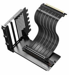 Antec RTX50 PCi-E 5.0 Riser Cable Vertical Bracket Kit Tower GPU Halterung (Antec RTX50 PCIe 5.0 Riser Cable with 90 degree Bracket Mount, Black, Designed To Allow Vertical Mounting Of A Graphics C...