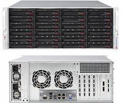 Supermicro SuperServer 6049P-E1CR24H C624 LGA 3647 [Socket P] Rack [4U] Schwarz (4U BARE 2XPHI C624 24X3.5HS,SuperServer 6049P-E1CR24H, Dual Socket P [LGA 3647], Intel C624, 16 x DDR4, 24 Hot-swap ...