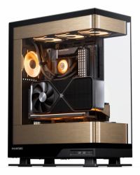 Phanteks Evolv X2 Midi Tower Schwarz, Gold (Phanteks Evolv Series X2 Case Tempered Glass Windows DRGB Black/Gold)