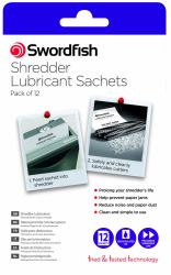 Snopake Shredder Lubricant Sachets- 10 Packs of 12 Sachets