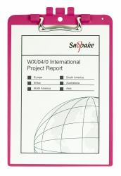 Snopake Clipboard A4 Pink- 1 Board