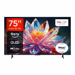 TCL T6C 75T6C-UK Fernseher 190,5 cm [75"] 4K Ultra HD Smart-TV WLAN Metallisch 350 cd/m² 