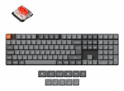 Keychron K5 Max Tastatur Universal USB + RF Wireless + Bluetooth QWERTY UK Englisch Schwarz, Grau 
