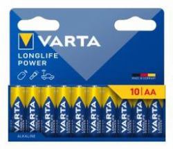 Varta LONGLIFE Power AA Einwegbatterie Alkali (Alkaline, Mignon, AA, LR06, - 1.5V Longlife Power, Retail - Blister [10-Pack - Warranty: 12M)