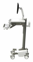 Ergotron M031-0101-100000-1-0 All-in-One PC/Workstation Halterungen/ Ständer 19,5 kg Weiß, Grau 61 cm [24"] (Mosaic Flex Arm)