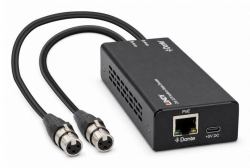 Lindy 70618 Audio-Konverter Schwarz (2ch XLR Audio to DanteÂ® - Encoder - Warranty: 120M)