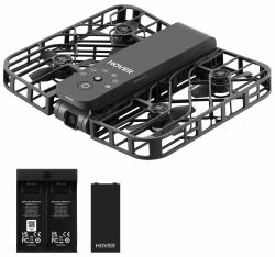 HOVERAir X1 Combo 4 Rotoren Quadrocopter 2704 x 1520 Pixel 1050 mAh Schwarz (HOVERAIR X1 RETAIL COMBO - BLACK)