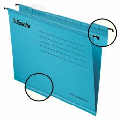 Esselte Classic Reinforced Suspension File Blue [25]
