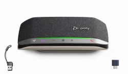 HP Poly Sync 20+M USB-C/A-Adapter für Freisprecheinrichtung 