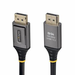 StarTech.com 3m DisplayPort 2.1 Kabel, VESA zertifiziertes DP54 DisplaPort Kabel, unkomprimiert 8K 60Hz, 10K 60Hz/8K 144Hz/4K 240Hz mit DSC 1.2a, DP 2.1 Monitorkabel (DISPLAYPORT 2.1 CABLE 8K 60HZ ...