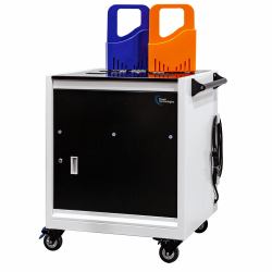 Power Technologies GO Series AC-GO Wagen zur Verwaltung tragbarer Geräte Weiß (AC-GO-32 32-Bay Smart Charging)