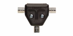 Shure UA221 cable splitter/combiner Cable splitter/combiner Black (SHURE UA221 PASSIVE ANTENNA SPLITTER)