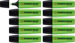 STABILO BOSS ORIGINAL Highlighter Box of 10 Green