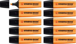 STABILO BOSS ORIGINAL Highlighter Box of 10 Orange