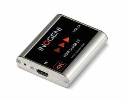 INOGENI 4K2USB3 Aktiver Videokonverter 4096 x 2160 Pixel (INOGENI - 4K2USB3 - Dual HDMI to USB 3.0 capture converter)