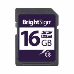 BrightSign 16GB SDHC Class 10 MLC Klasse 10 