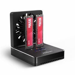 Axagon ADSA-M2C22 USB-C 20Gbit/s Dual M.2 NVMe & SATA SSD Docking- und Klonstation (ADSA-M2C22 USB-C 2xNVMe /SATA M.2 20Gb)