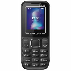 MaxCom Classic MM135 LIGHT 4,5 cm [1.77"] 68 g Schwarz Einsteigertelefon (Maxcom MM135L Basic 2G Mobile Phone)
