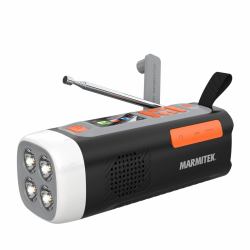 Marmitek RESQ 200 - Kurbelradio (RESQ 200 outdoor radio - Warranty: 24M)