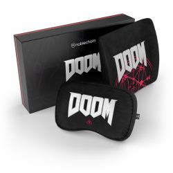 noblechairs DOOM Edition Kopfkissen-Set Schwarz 2 Stück[e] (noblechairs Memory Foam Pillow Set Doom Edition)