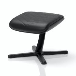 noblechairs NBL-FR-PU-BLK foot rest Black (noblechairs Footrest V2.0 - black)