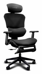 Trust GXT 725 Rivara PC-Gamingstuhl Gepolsterter Sitz Schwarz (Trust GXT725 RIVARA GAMING CHAIR BLK)