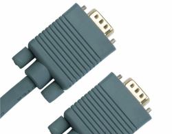 Jou Jye Computer 10m, 2xVGA VGA-Kabel VGA [D-Sub] Grau 