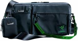 Xanthus Crossbody Bag Nylon - Black Unisex Shoulder Bag - Warranty: 12M