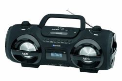 AEG SR 4359 BT Digital PLL Schwarz, Rot Playback MP3 (Sr 4359 Bt Digital Pll Black, - Red Mp3 Playback - Warranty: 12M)