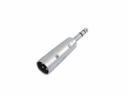 omnitronic 30226455 Kabeladapter 3-pin XLR 6.3 mm Silber 