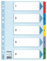 Esselte 100160 Tab-Register Numerischer Registerindex Karton Blau (2434 Storage Media Label - Warranty: 12M)