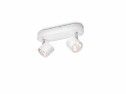 Philips Dimmbare LED Star Decken-/Wandspot, 2x (Philips Dimmable Led Star - Ceiling/Wall Spotlight 2X - 11.5W - Warranty: 12M)