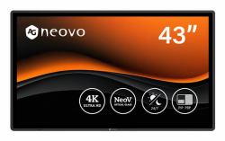 AG Neovo QX4302 CCTV-Monitor 109,2 cm [43"] 3840 x 2160 Pixel (QX4302 43IN LFD UHD 4K - 3840X2160 450CD 5MS)