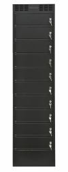 LEBA Innovation NoteLocker NL-12-KEY-UK Wagen / Schrank für das Management mobiler Geräte Schrank zur Verwaltung tragbarer Geräte Schwarz (NoteLocker 12, Key lock [UK - plug] NoteLocker 12 Key [...