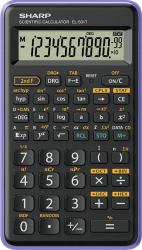 Sharp EL-501T Taschenrechner Tasche Wissenschaftlicher Taschenrechner Schwarz, Violett (El-501T Calculator Pocket - Scientific Black, Purple - Warranty: 12M)