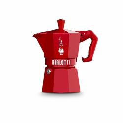 Bialetti Moka Exclusive Mokka-Kanne Rot (Bialetti MOKA EXCLUSIVE 3TZ red)