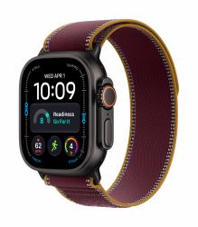 Apple Watch Ultra 4 OLED 49 mm Digital 422 x 514 Pixel Touchscreen 5G Schwarz WLAN GPS (WATCH ULTRA 4 GPS/CEL 49MM - BLACK TIT. CASE BURGUNDY TRAIL L)