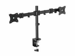 Equip 13"-27" Bewegliche Dual Monitor/LCD-Tischhalterung 