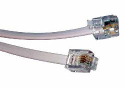Cables Direct 5m RJ11 Modem Cable Grau (CDL 5m RJ11 to RJ11 Modem Cable)