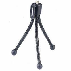 Hama Mini Tripod "Flexi" M Stativ 3 Bein[e] Schwarz (Hama Ministativ Flexi M)