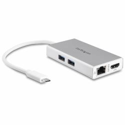 StarTech.com USB-C Multiport Adapter - USB-C Reise docking station mit 4k HDMI - 60W Power Delive...