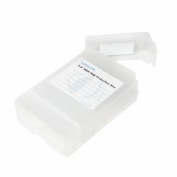 LogiLink UA0277 Speicherlaufwerkhülle Transparent (2,5" HDD protection box for 2 - HDD/SSD, white - Warranty: 12M)