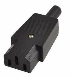Microconnect C13PLUG Netzstecker-Adapter C13 Schwarz (IEC Power Adaptor C13 Plug - C13 Socket, Straight, Black - 10A 250V - Warranty: 300M)
