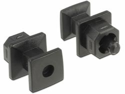 DeLOCK 64023 Steckdosensicherung Schwarz 10 Stück[e] (Delock stÃ¸vdÃ¦kke)
