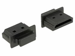DeLOCK 64029 Steckdosensicherung HDMI A Schwarz 10 Stück[e] (Delock HDMI A female - stÃ¸vdÃ¦kke med g)
