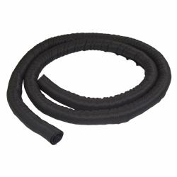 StarTech.com 2m Kabelschlauch - Flexibel gewickelter Kabel-Bündelschlauch - Ø 2,5 bis 4 cm - Selbstschließender Polyester-Mantel - Schwarz zuschneidbare Kabelführung (CABLE MANAGEMENT SLEEVE - ...
