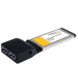 StarTech.com 2 Port ExpressCard SuperSpeed USB 3.0 Card Adapter with UASP Support (2 PORT EXPRESSCARD SUPERSPEED - USB3 CARD ADAPTER)