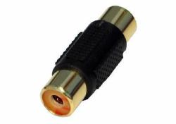 Cables Direct Single Female RCA Coupler Cable combiner Black (CDL One RCA Coupler)