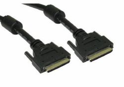Cables Direct 1m, U2CN68 M/M, SCSI-5 SCSI cable Black External 68-p (1m SCSI 5 VHDCI M to M Cable)